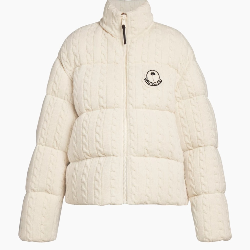 Moncler x Palm Angels Dentrite Wool Puffer Jacket